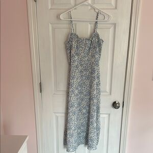 Floral Blue Dress
